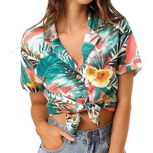 NWOT Tropical Shirt